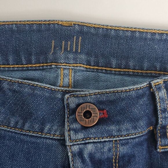 J. Jill Authentic Fit Slim Boot Cut Stretch Jeans Size 4 - Picture 4 of 12